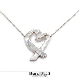 Tiffany & Co Paloma Picasso Loving Heart necklace pendant sterling accessory